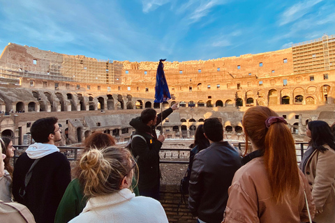 Roma: Visita guiada ao Coliseu, Fórum Romano e Monte PalatinoExcursão em Espanhol