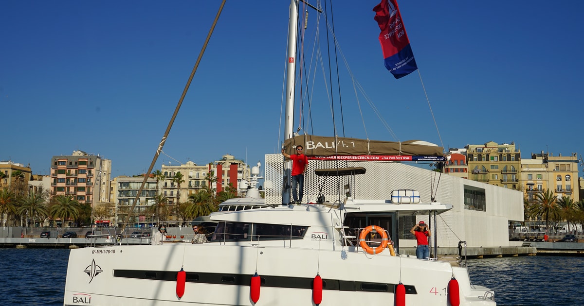 catamaran boat trip barcelona