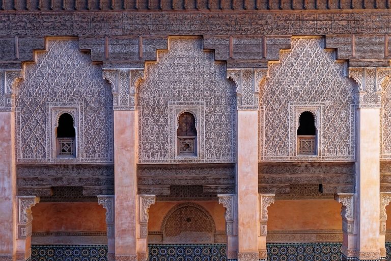 Von Taghazout aus: Geführte Tour durch MarrakechAb Taghazout: Tagestour nach Marrakesch