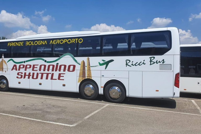 Bologne : Transfert en bus de l'aéroport Marconi à/de la ville de FlorenceSingle de Florence City à l'aéroport de Bologne Marconi