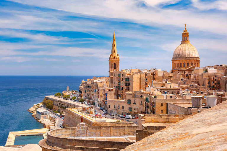 Ze Sliemy: Valletta i rejs po porcie Three Cities