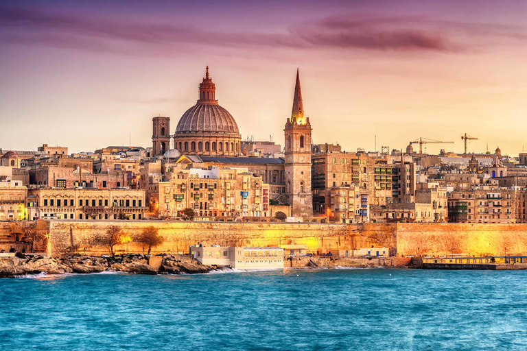 Ze Sliemy: Valletta i rejs po porcie Three Cities