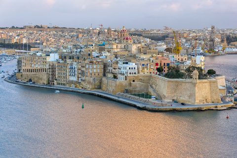 Från Sliema: Valletta och den natursköna kryssningen Three Cities