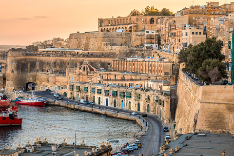 Au départ de Sliema : La Valette et croisière portuaire des trois villes