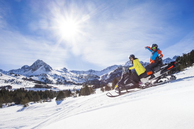 Visit Grandvalira Snowmobile Tour for 1 or 2 People in Grandvalira, Andorra