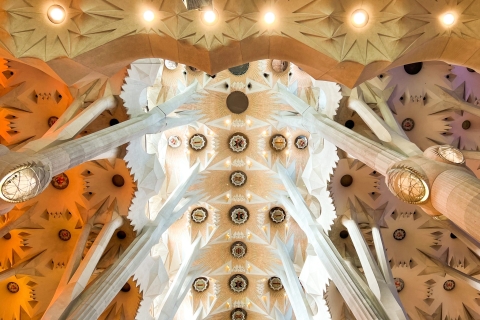Visite guidée coupe-file Sagrada Familia et parc GüellVisite privée avec prise en charge à l’hôtel