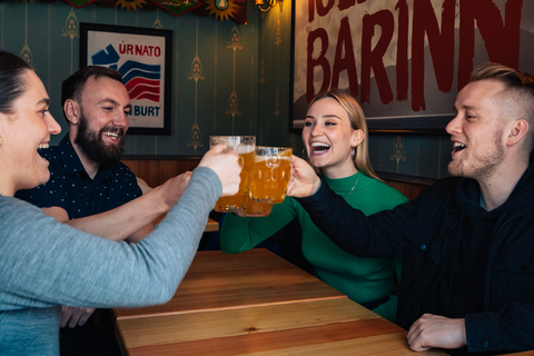 Reykjavik : Visite nocturne de la nourriture et des boissons islandaises