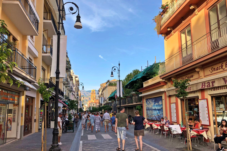 Croisière : visite guidée à Pompéi + Sorrente, côte amalfitaine