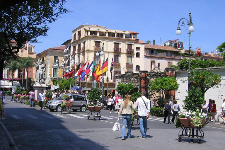 Croisière : visite guidée à Pompéi + Sorrente, côte amalfitaine