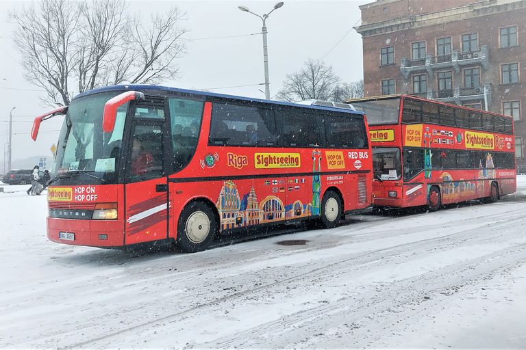 Riga: 24-Hour Hop-On, Hop-Off Grand Bus Tour Riga: 24-Hour Hop-On Hop-Off Grand Bus Tour