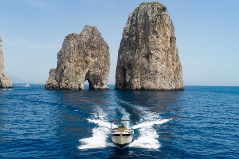 From Sorrento: Private Boat Ride to Capri with Snorkeling