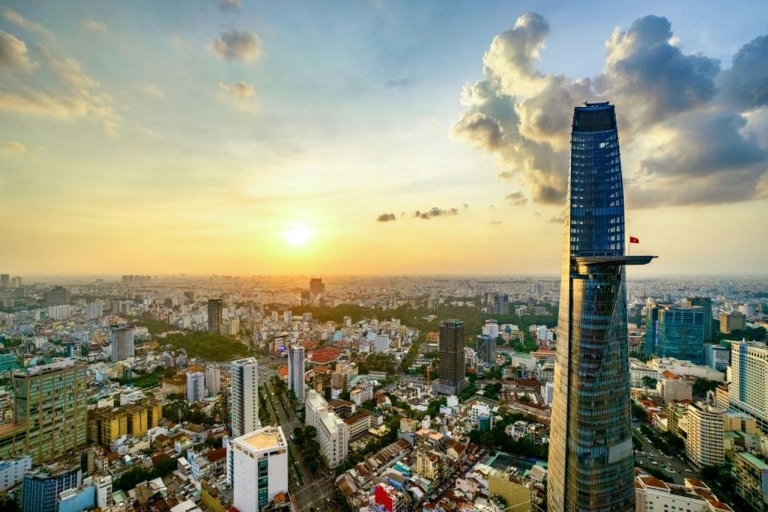 Ho-Chi-Minh-Stadt: Bitexco Tower & Bootstour am AbendHo-Chi-Minh-Stadt: Abend-Tour auf Englisch