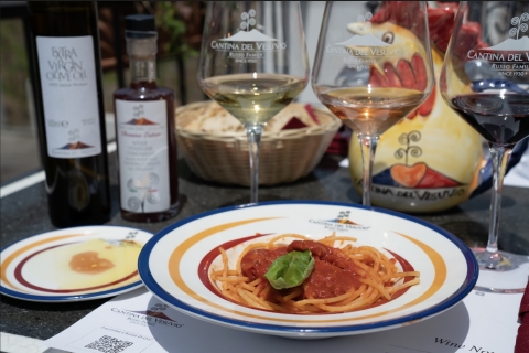 Mont Vésuve : Visite d'un vignoble avec dégustation de vins et déjeunerDégustation de vins classiques