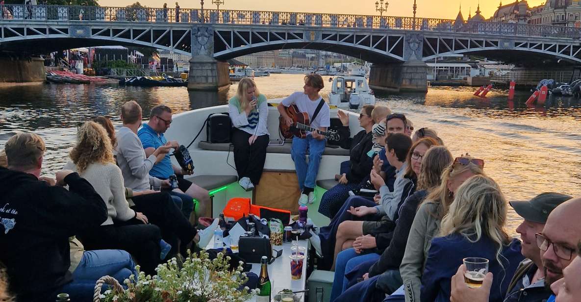 Stockholm: Electric Boat Tour with Live Music | GetYourGuide