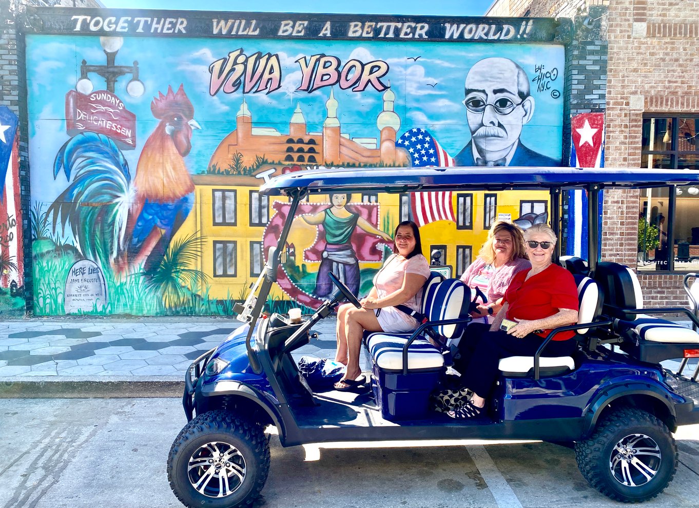 Tampa: Guidet byrundtur i Deluxe Street Golf Cart