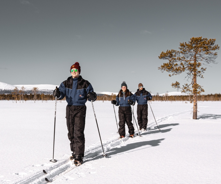 Ylläs: Guided Wilderness Ski Tour with Outdoor Lunch
