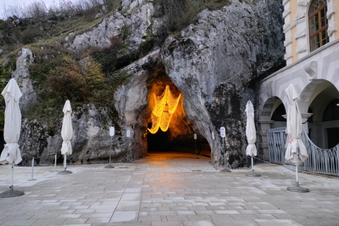 From Ljubljana: Lake Bled and Postojna Cave Tour with Pickup Bled lake and Postojna cave small group tour from Ljubljana