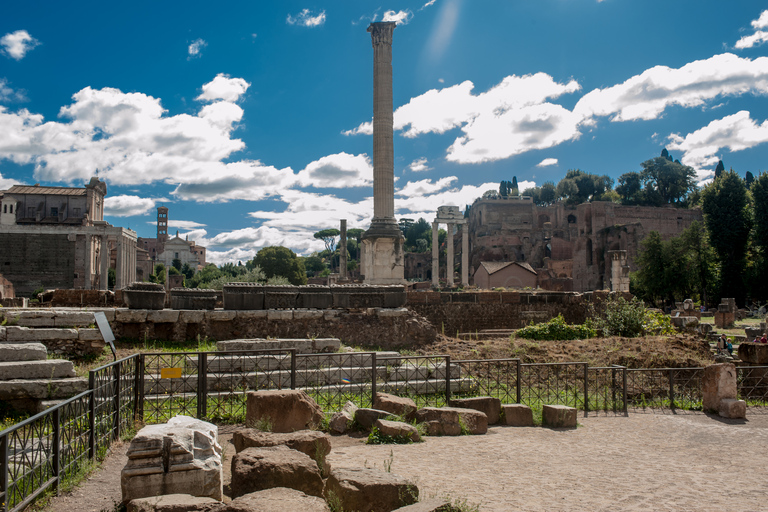 Roma: Tour del Colosseo, del Foro Romano e del Palatino con ingresso prioritarioTour di gruppo in inglese con ingresso ai gladiatori al piano dell&#039;Arena