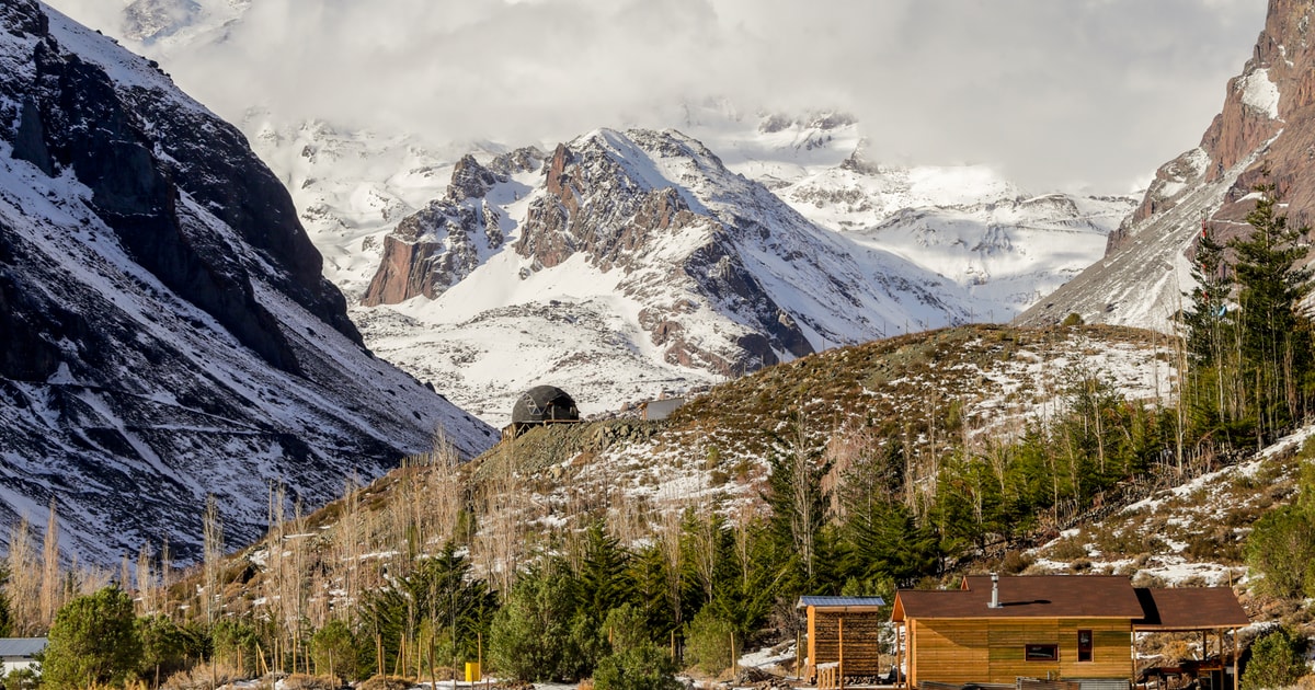 Au départ de Santiago Visite de Cajon del Maipo, Piscine et SPA