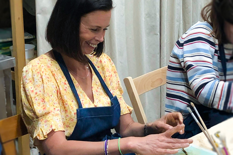 Barcelona: Crea tus propias baldosas de cerámica Taller de cerámicaCrea tus propios azulejos de cerámica en Barcelona