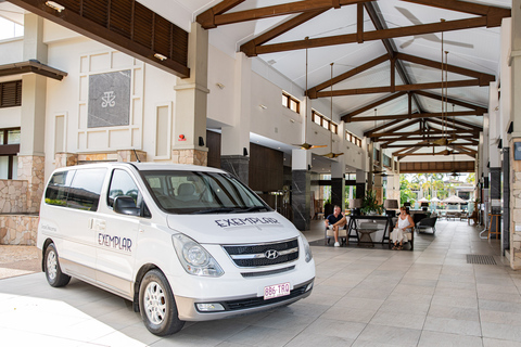 Port Douglas : Transfert privé à destination ou en provenance de l'aéroport de Cairns.Transferts de Port Douglas à l'aéroport de Cairns