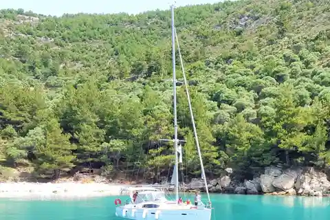 Insel Thassos: Segeltag Kreuzfahrt Bier & Snack
