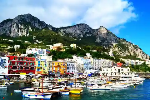 Naples : Île de Capri en hydroglisseur