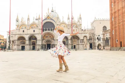 Venedig: Fotoshooting auf der Piazza San Marco