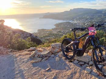 Parc national des Calanques : Vélo tout terrain avec guide virtuel