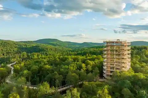 Mont-Tremblant: Observatório na copa das árvores e passeio auto-guiado