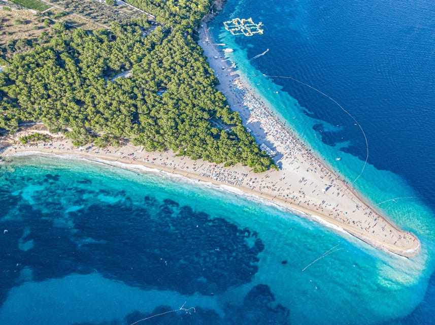 Split Excursión de un día a las islas Hvar y Brač con la playa de