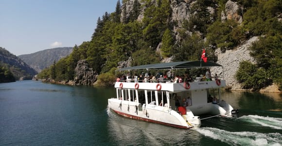 Von Antalya aus: Grüne Schlucht Bootsfahrt mit Mittagessen und Getränken