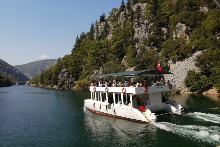 From Antalya: Green Canyon Boat Trip With Lunch and Drinks
