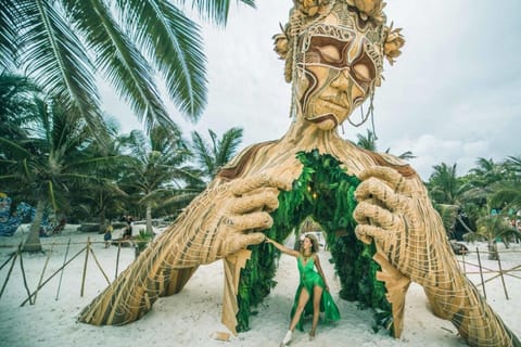 Cancun: Tulum, Casa Tortuga, and Mother Nature Statue