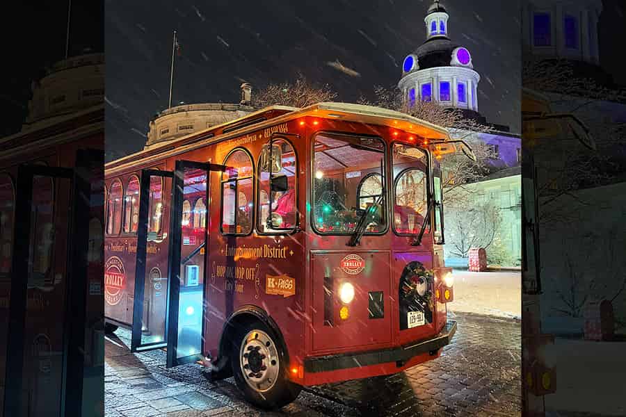 Kingston: Weihnachtslichter-Trolley-Tour. Foto: GetYourGuide