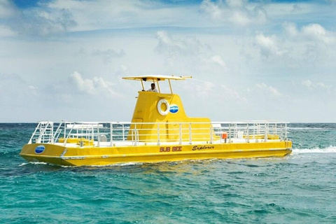 Cancún: Hop-on Hop-off Bus Tour with Submarine Trip