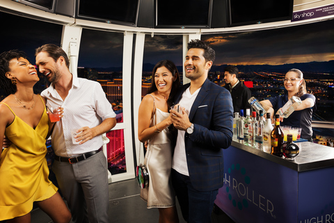 Las Vegas: High Roller-entreeticket met open bar