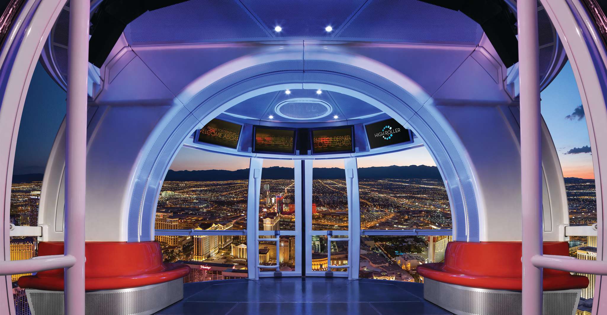 Las Vegas, High Roller Entry Ticket mit In-Cabin Open Bar - Hizvo