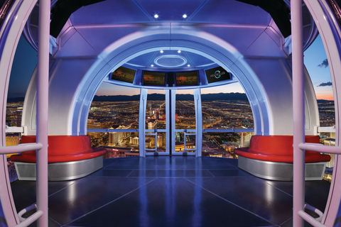 Las Vegas: High Roller Entry Ticket with In-Cabin Open Bar High Roller - Happy Half Hour 2024 P6 Standard Full Price