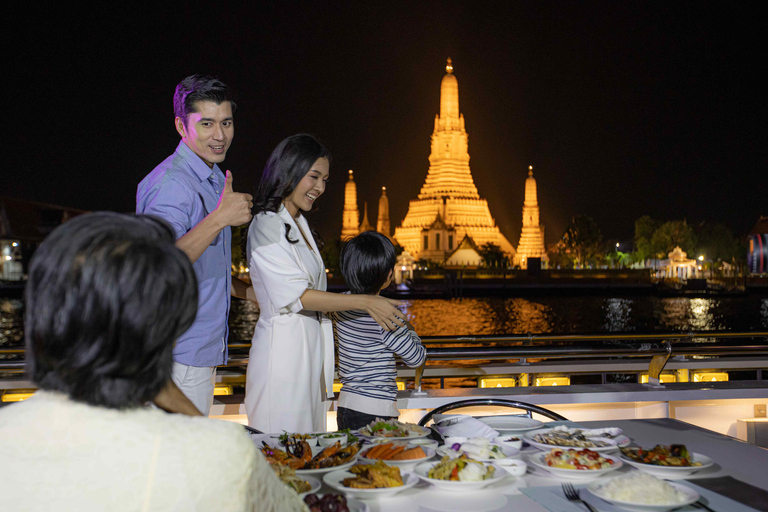 Bangkok : Dîner buffet croisière sur la rivière Chao Phraya