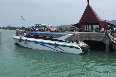 Krabi: Schnellboottransfer zwischen Ao Nang und Phi PhiTransfer von Ao Nang nach Phi Phi mit Hotelabholung in Krabi