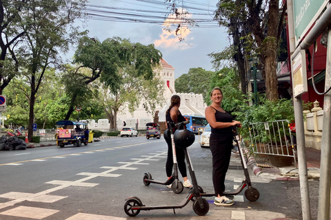 Bangkok: Stadens höjdpunkter med elektrisk skoterBangkok Classic med Escooter FunRide