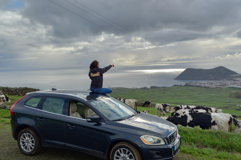 Ab Angra: Ganztägige 4x4-Tour zur Insel Terceira