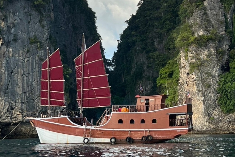 Krabi: Maravillosas 4 Islas con Cena en Crucero al AtardecerExcursión privada con recogida en Khao Tong o Thalane