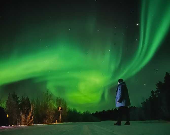 From Rovaniemi: Lapland Aurora Hunt with Barbeque