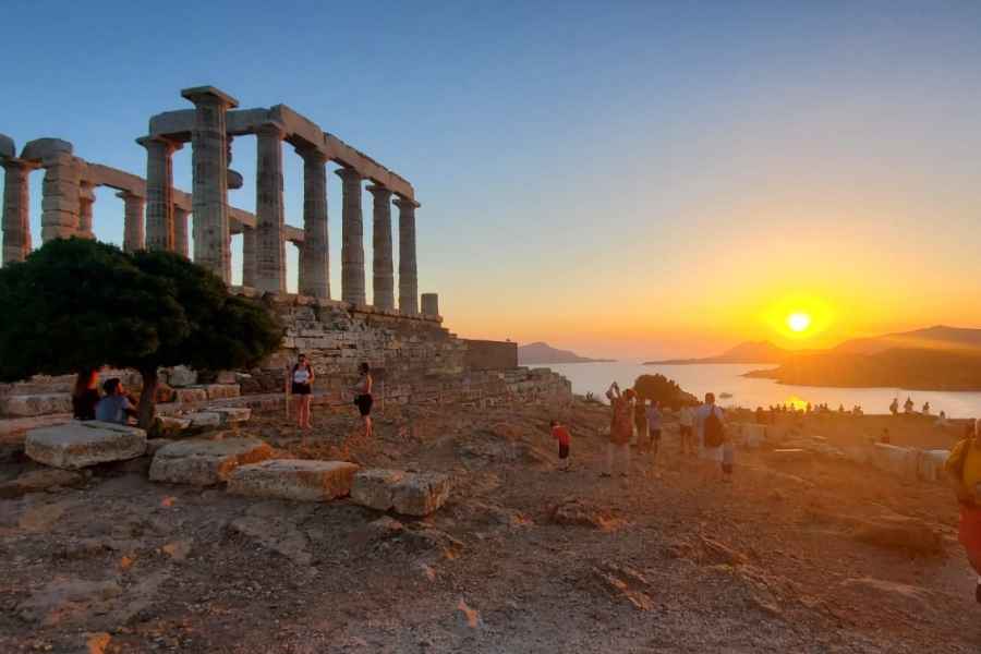 Ab Athen: Tour zum Kap Sounion und zum Poseidon-Tempel mit Audioguide
