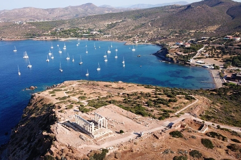 Atenas: Passeio ao Cabo Sounio e ao Templo de Poseidon com guia de áudio