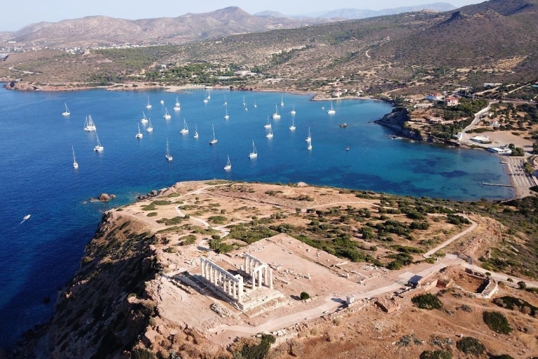 Athen: Kap Sounio & Poseidon-Tempel-Tour mit Audioführer