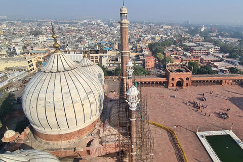 Nueva Delhi: Fuerte Rojo, Jama Masjid y Chandni Chowk con almuerzoTour por el Fuerte Rojo, Jama Masjid y Chandni Chowk