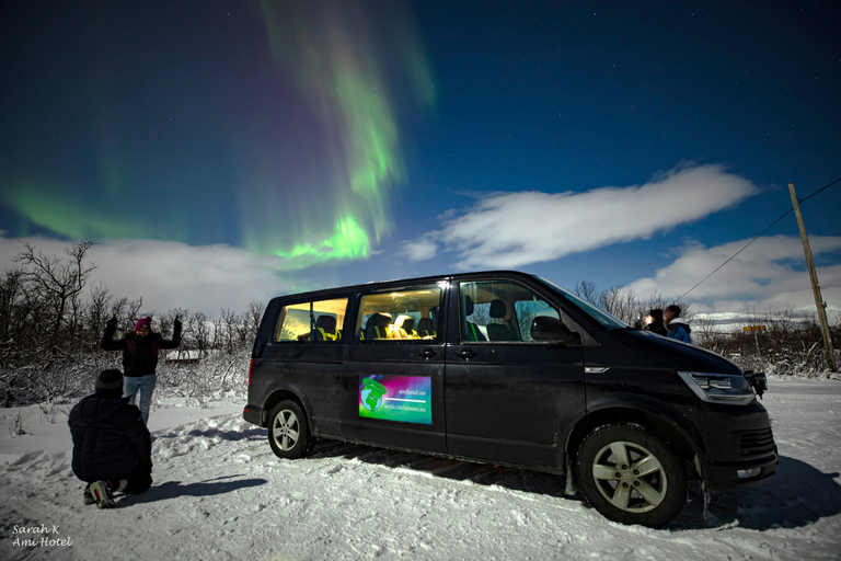 Tromsø: begeleide noorderlichtfotoachtervolging met portret